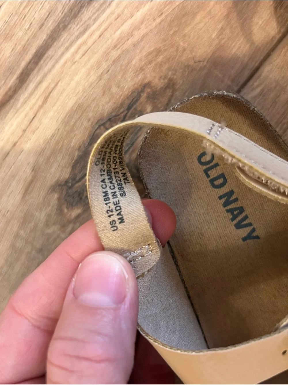 Double-Strap Sandals for Baby 12-18 month
